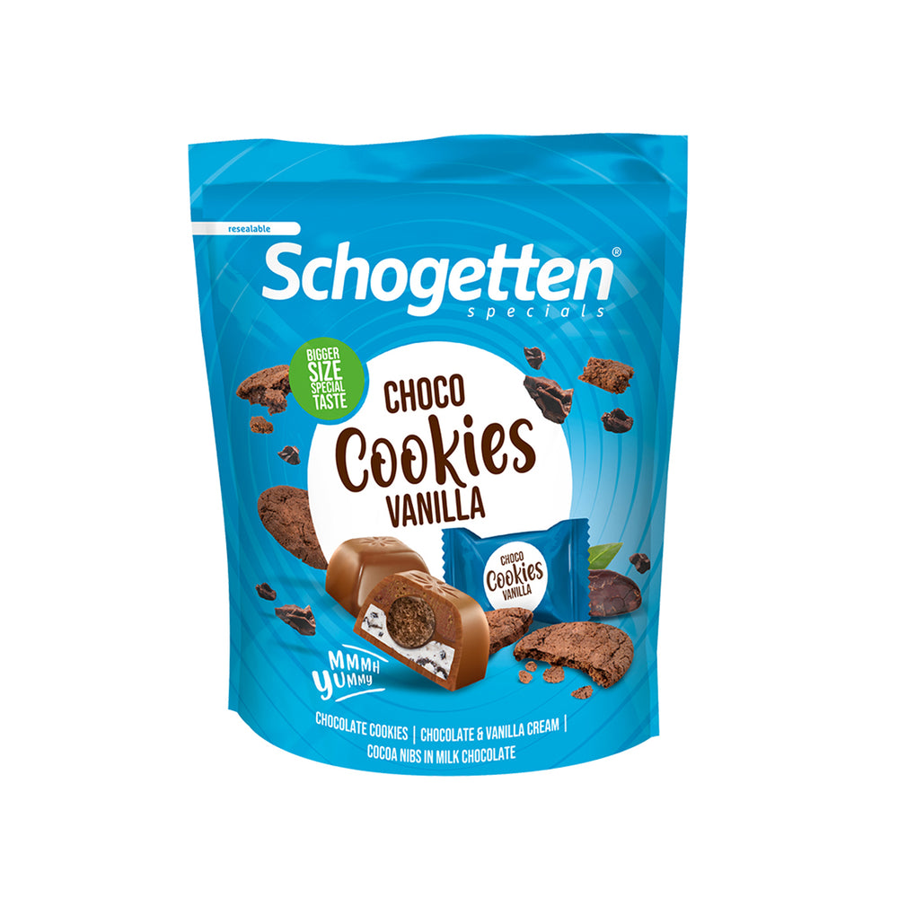 Šokoladiniai saldainiai SCHOGETTEN Choco Cookies, 116 g