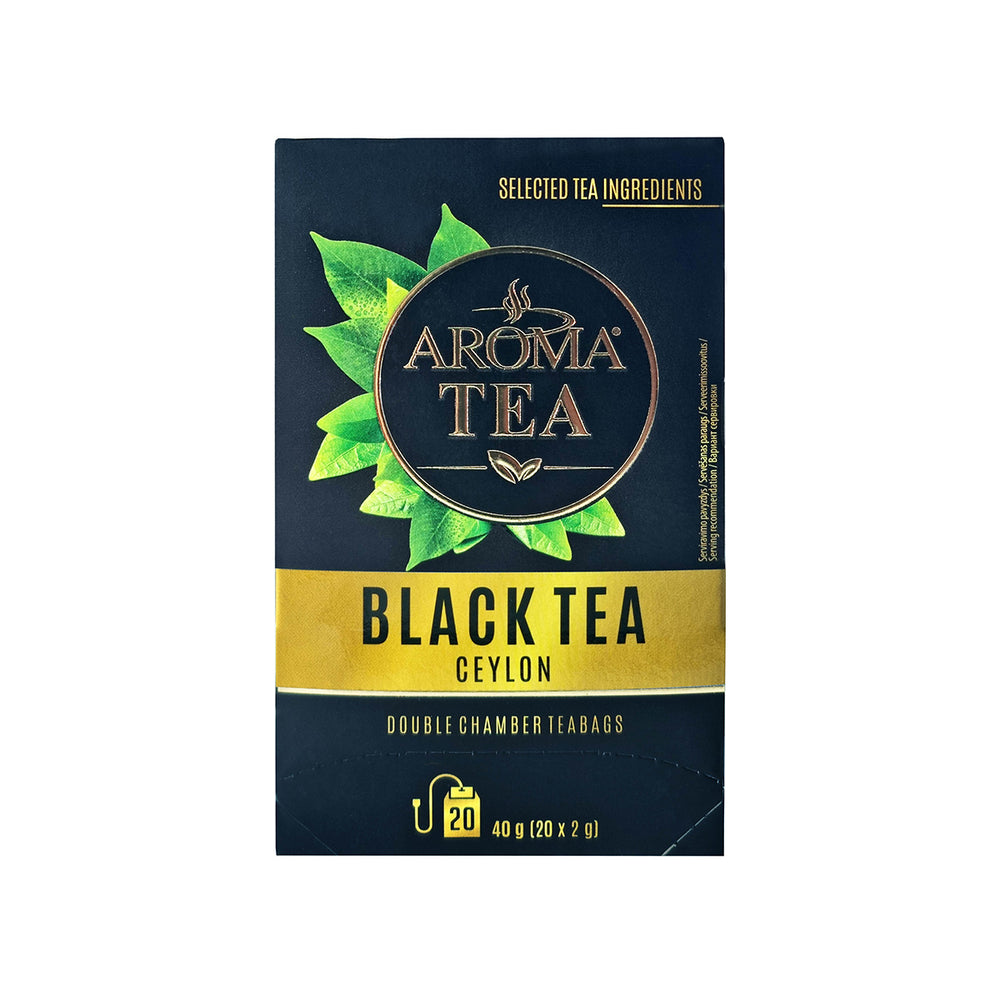 
            
                Peržiūrėti nuotrauka galerijos peržiūroje, Juodoji Ceilono AROMA TEA arbata, 40 g
            
        