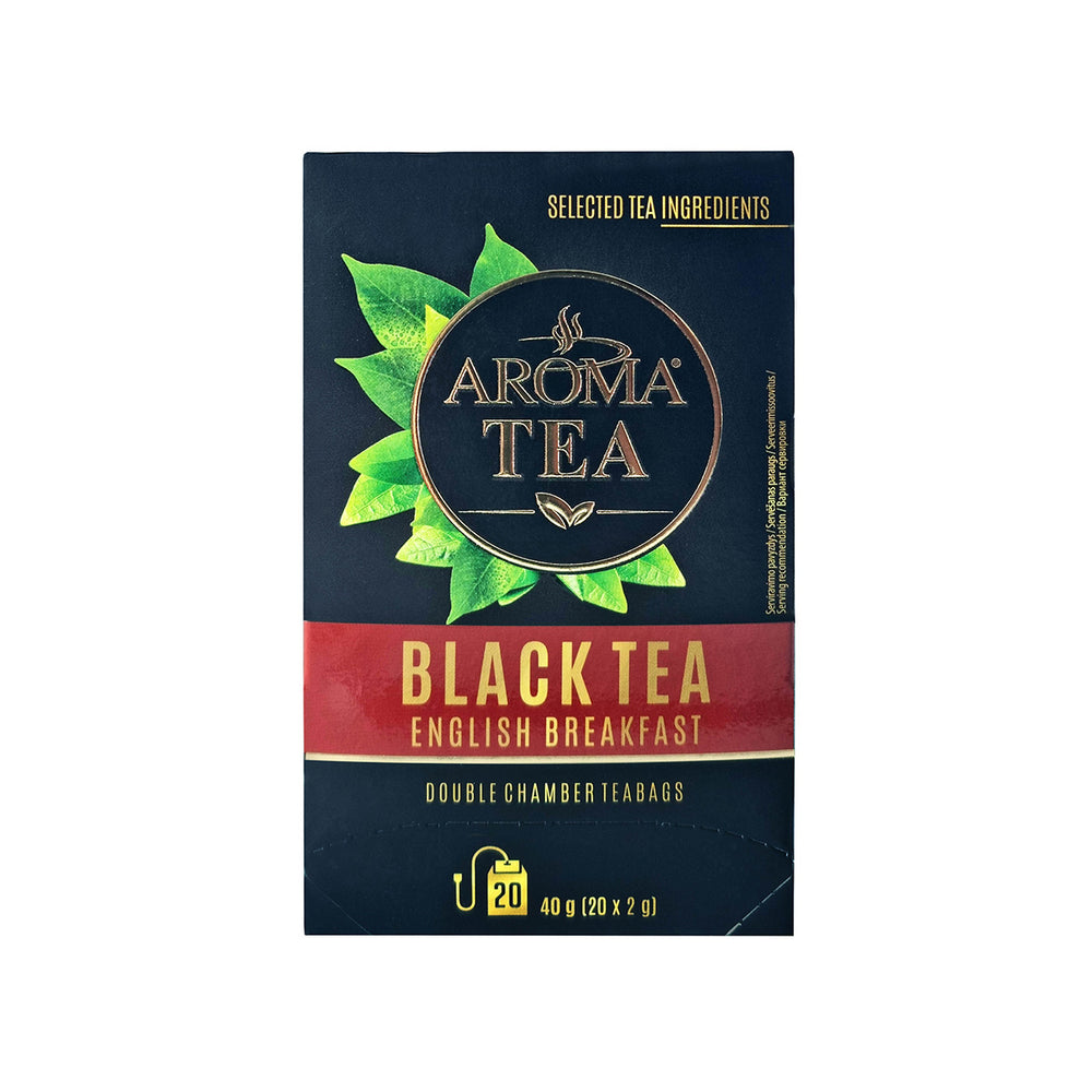 Juodoji AROMA TEA English Breakfast arbata, 40 g