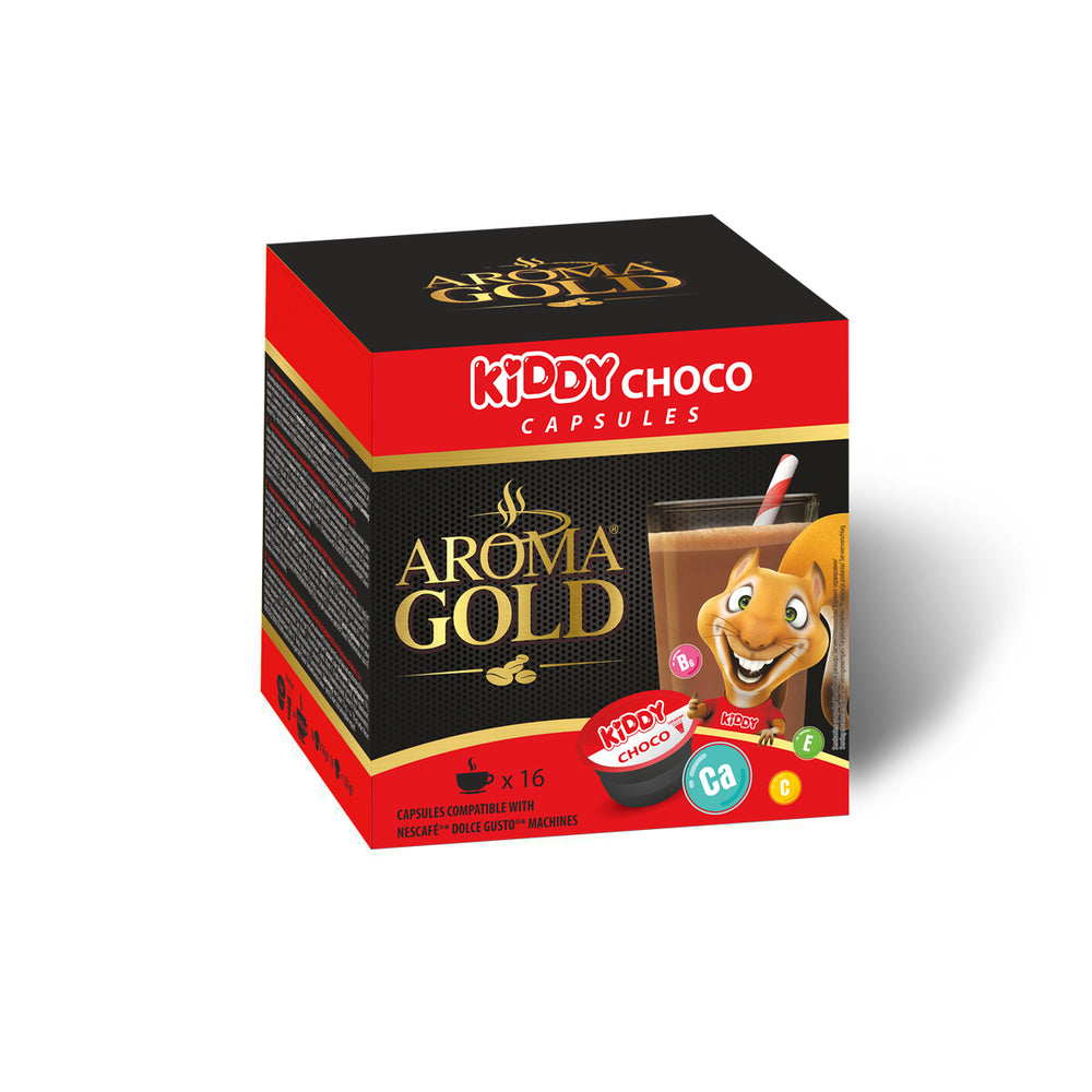 Kakavos kapsulės AROMA GOLD KIDDY CACAO, 3 dėžučių pakuotė
